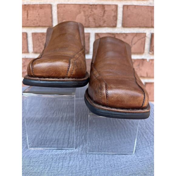 Men's Brown Shoe Co. Brown Slip On Loafer Shoe Size7.5m Made in Brazil - Picture 3 of 8